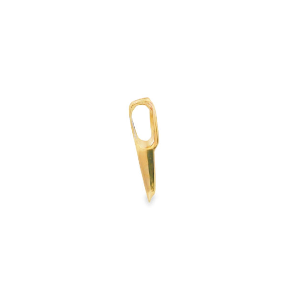 14K Yellow Gold Large Slide with Hand Engraving