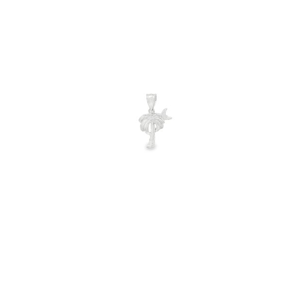 Sterling Silver Gold Creations Original Polished Palmetto & Moon Charm 22x14mm