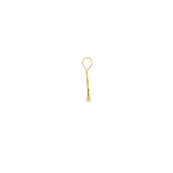 14K Yellow Gold Gold Creations Original Polished Palmetto & Moon Charm 22x14mm