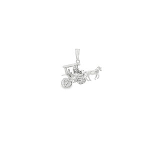 SS 3D Moving Carriage Charm