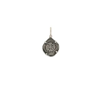 SS/SS Replica Atocha Coin Rope Bezel Pendant 31x18mm