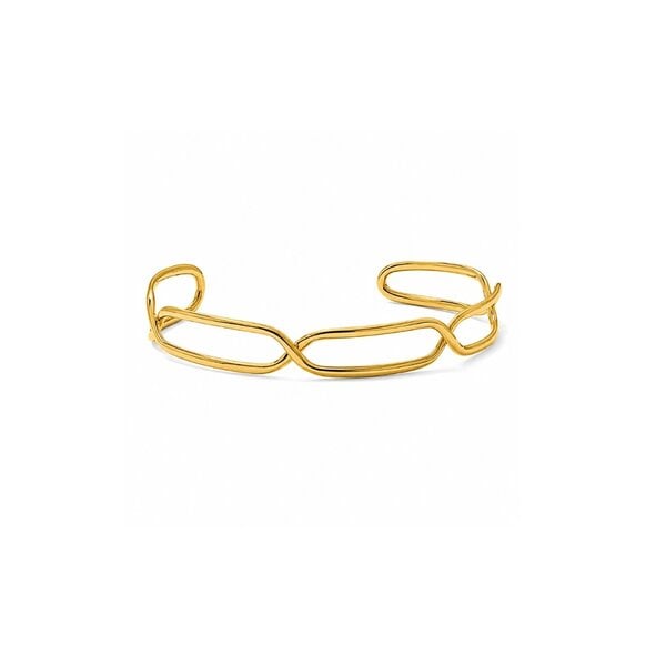14K Yellow Gold "Cali" Cuff