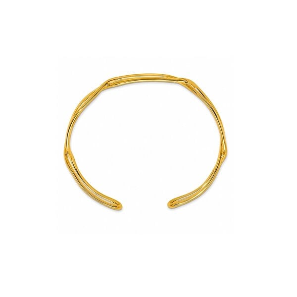 14K Yellow Gold "Cali" Cuff