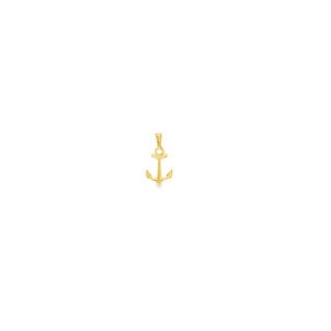 GF Polished 19x9mm Anchor Pendant