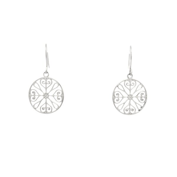 Sterling Silver Thomas Bennett House Gate Earrings