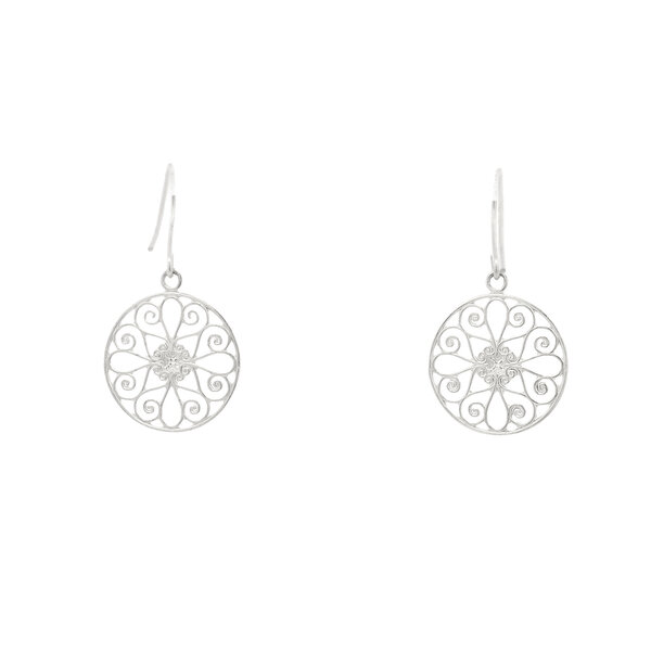 Sterling Silver 5 King Gate Earrings