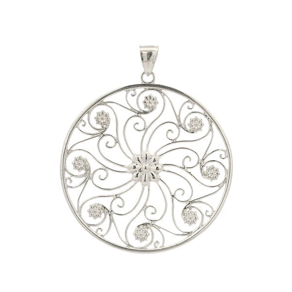 Sterling Silver Market Gate Pendant XL