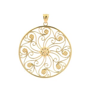 14KY Market Gate Pendant XL
