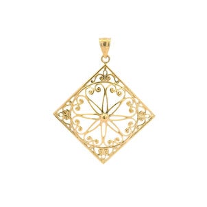 14KY Old Exchange Gate Pendant XL