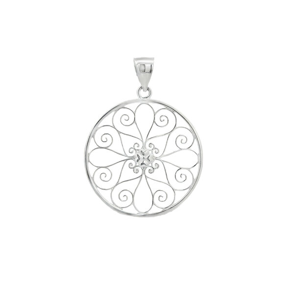 Sterling Silver 5 King Gate Pendant