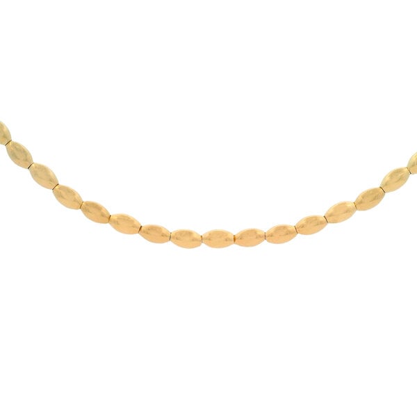 Yellow Gold Filled Charleston Rice Bead Necklace
