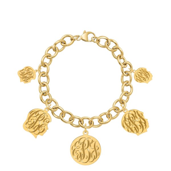 14K Yellow Single Link Heritage Bracelet