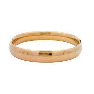 GF 1930's 11mm Polished Hinged Bangle 7.5"
