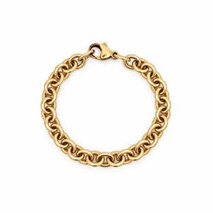 GF Estate 8mm Round Single Link Bracelet 7.5"