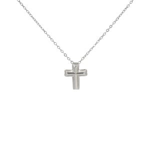 SS Estate Tiffany & Co Paloma Picasso Cross Necklace 16"-17.5" Adj