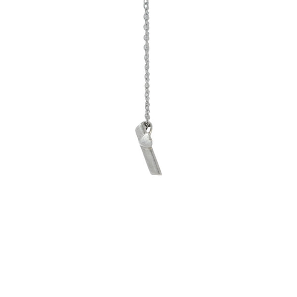 Sterling Silver Estate Tiffany & Co Paloma Picasso Cross Necklace 16"-17.5" Adjustable
