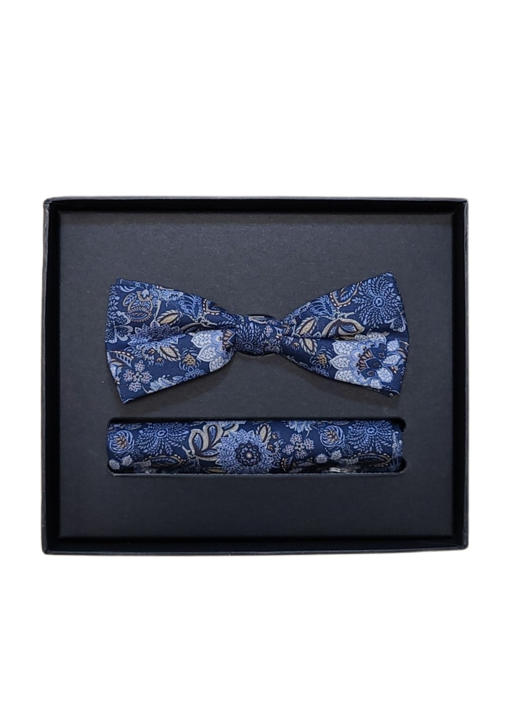 Venti Venti Bow Tie & Pocket Square 5435