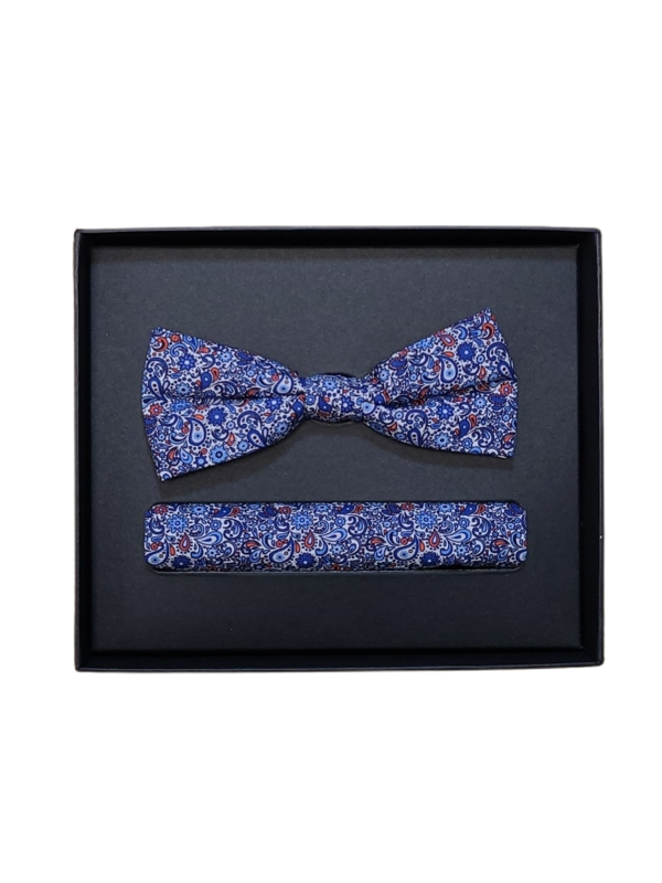 Venti Venti Bow Tie & Pocket Square 5411