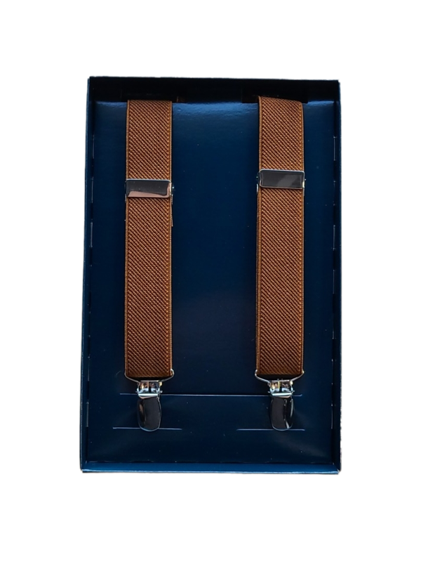 Bench Craft Leather Inc. 391 Suspenders - Cognac