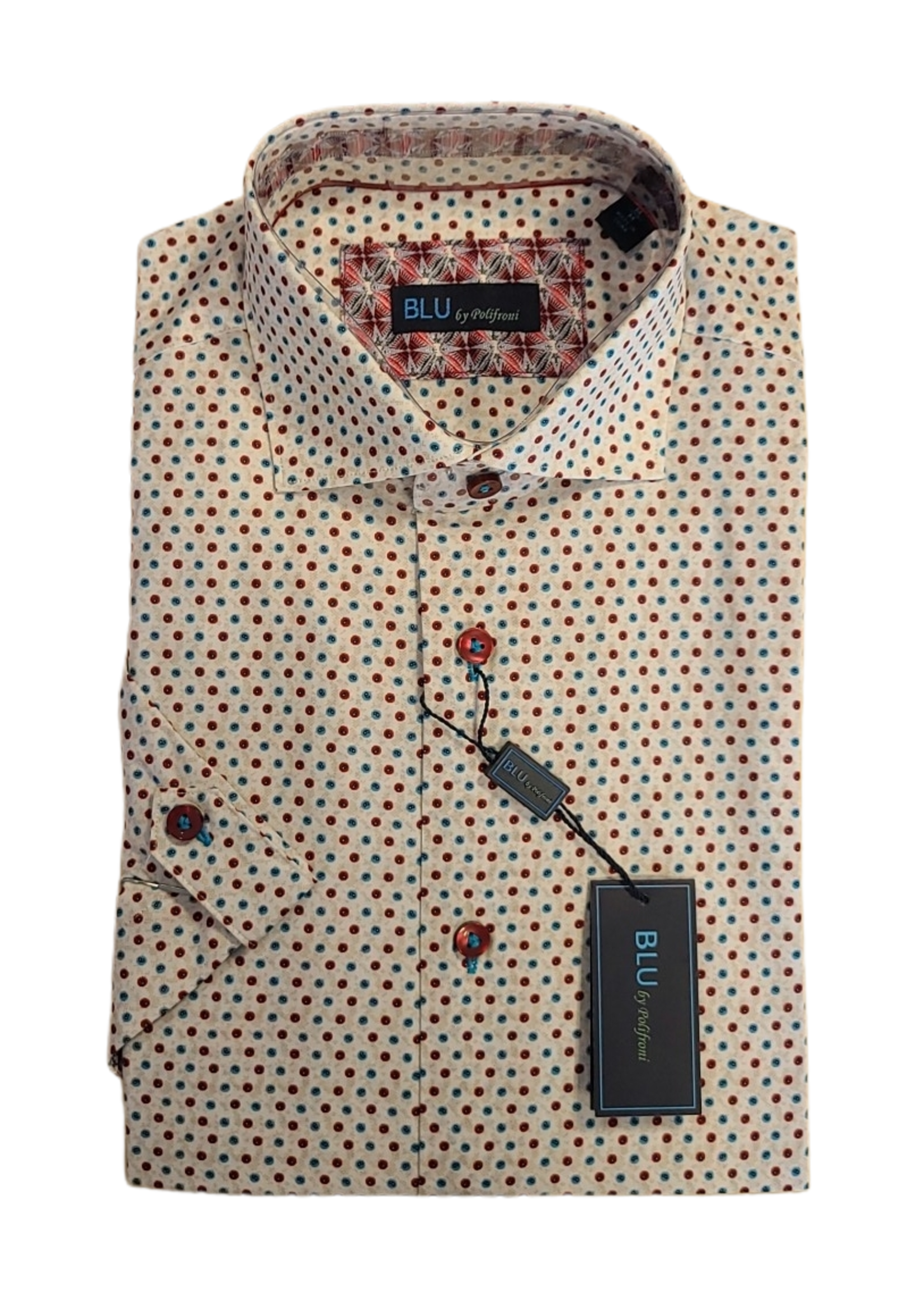 B-2147513 Short Sleeve Shirt - Trinos Menswear