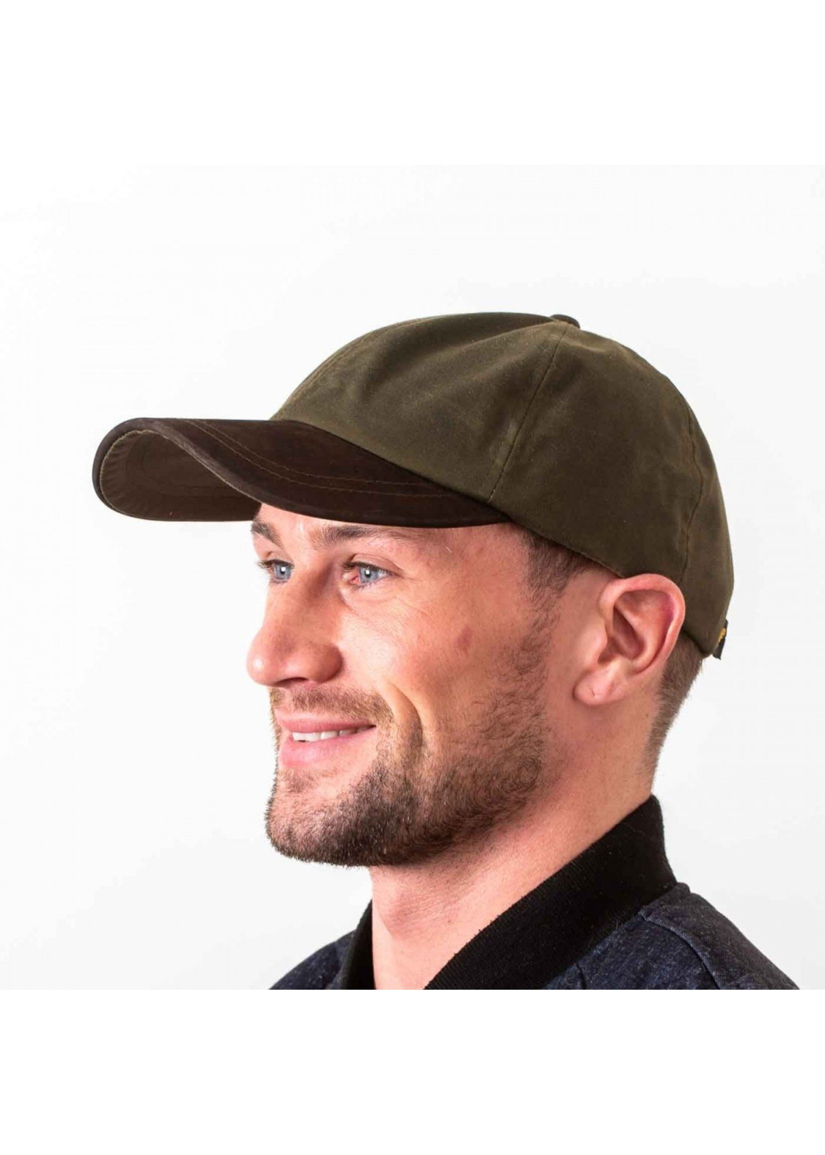 Hatman Of Ireland Waxed Leather Baseball Cap