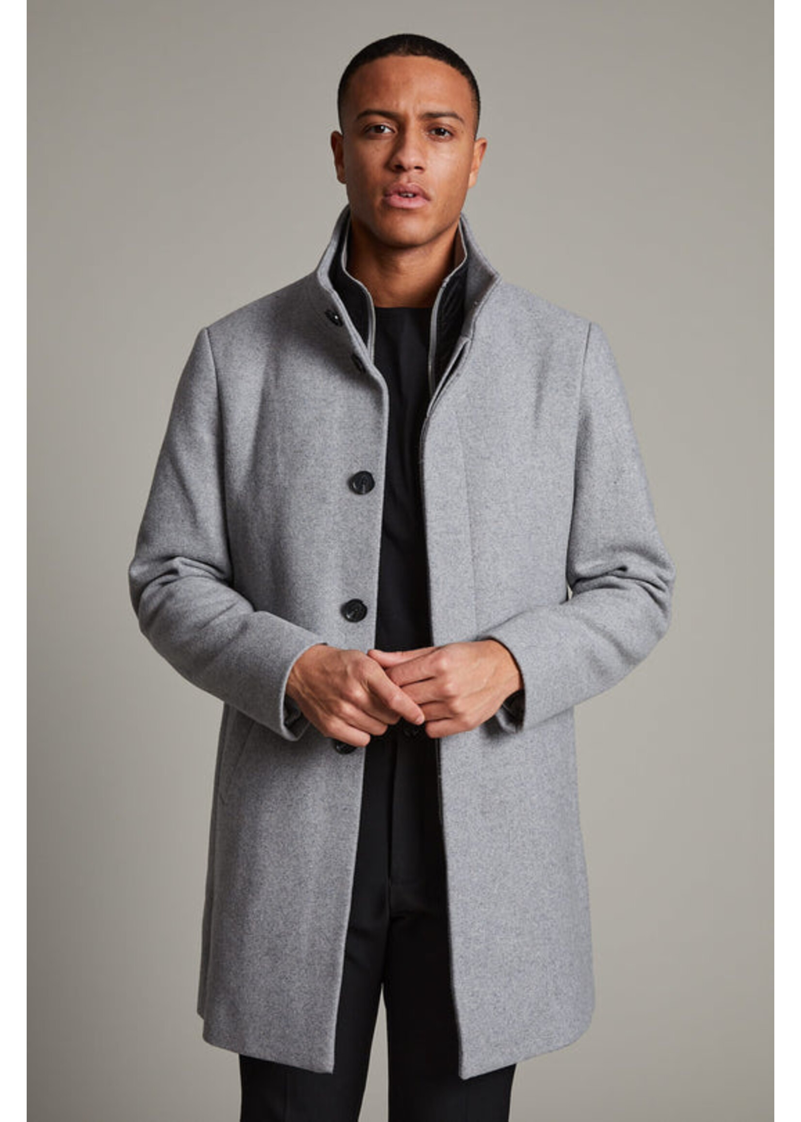 Matinique Matinique Harvey N Classic Wool Overcoat 30202845