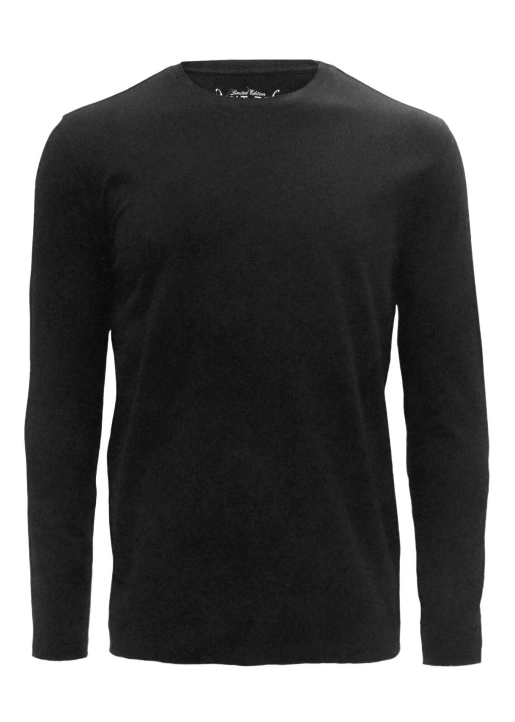 Point Zero Point Zero Long Sleeve Basic Crew Neck