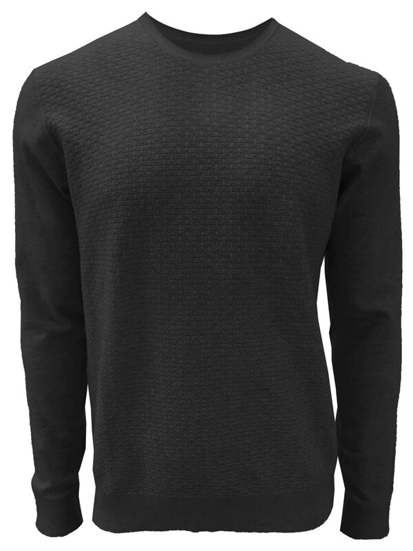 Point Zero 7363491 Crew  Neck  PZero Sweater Black