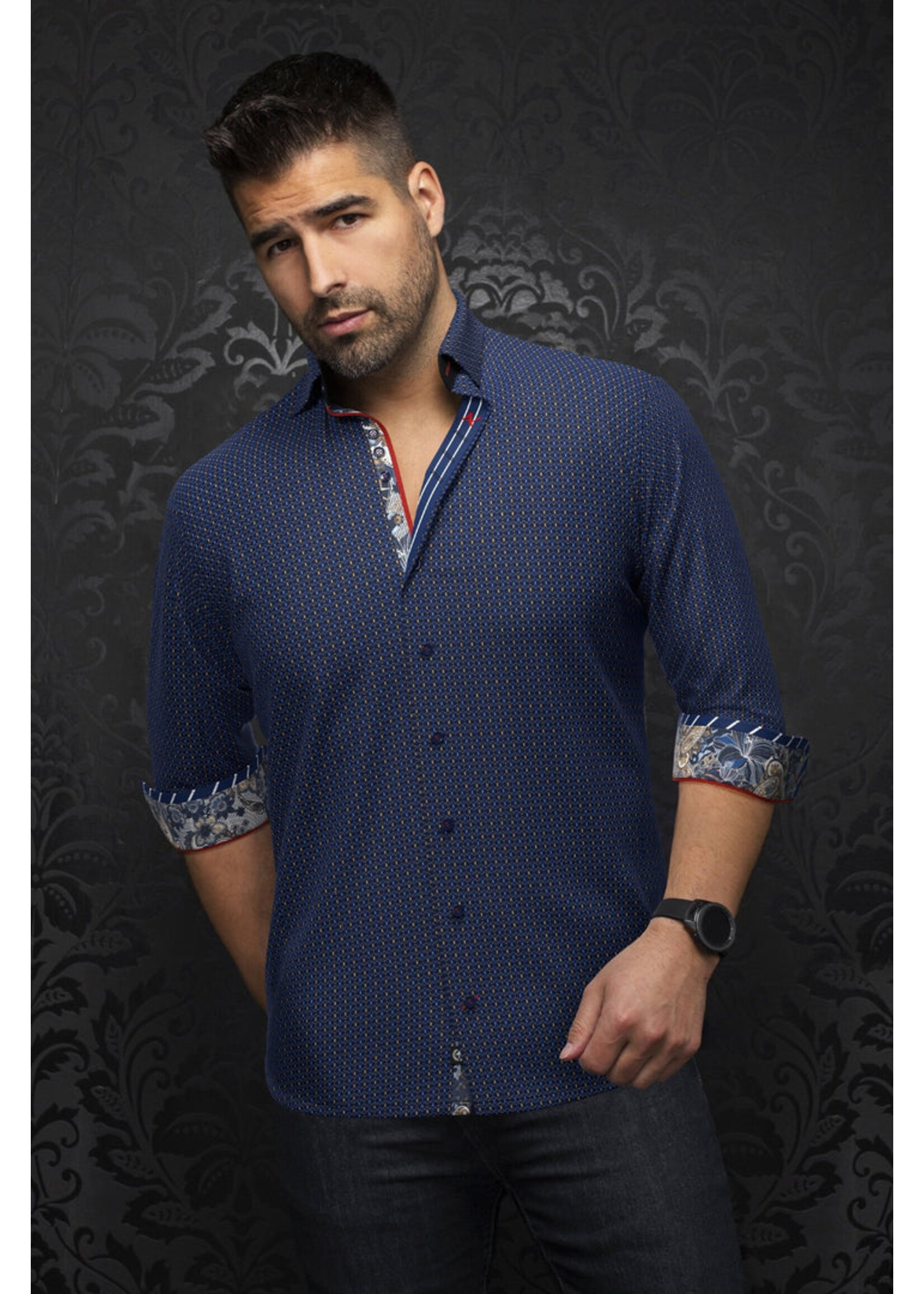 Au Noir Au Noir Cestero Stretch Dress Shirt