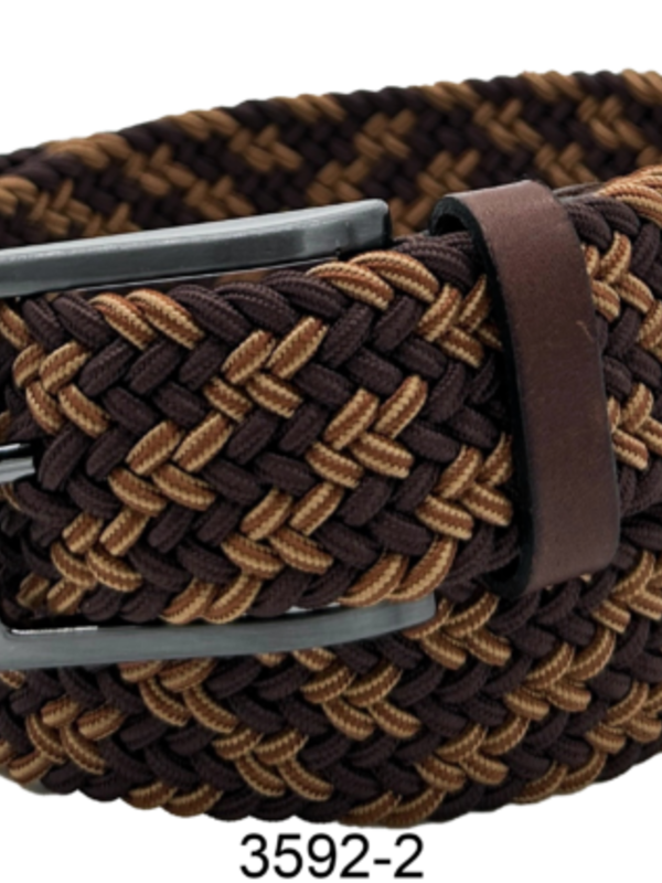 Bench Craft Leather Inc. 3592 Multi Color French Braid Belt