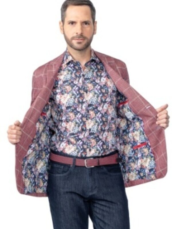 7 Downie St. 7 Downie St Sport Jacket PORTLAND (BLUE/RED)