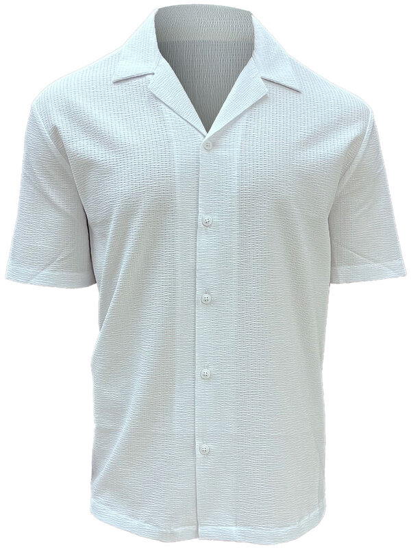 Point Zero Point Zero Textured Cubana SS 7464050