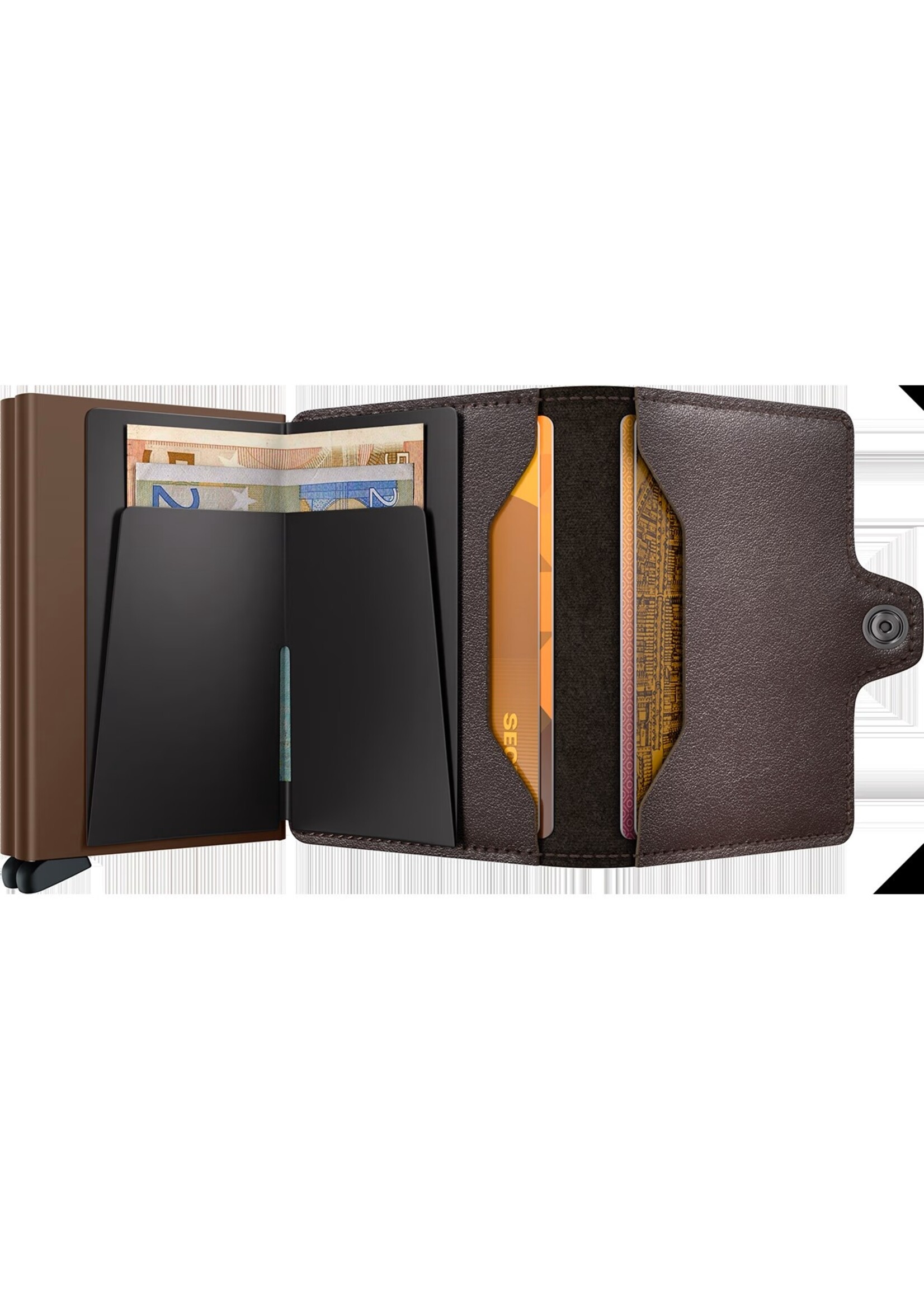 Secrid Wallets Secrid Twinwallet Original Chocolate