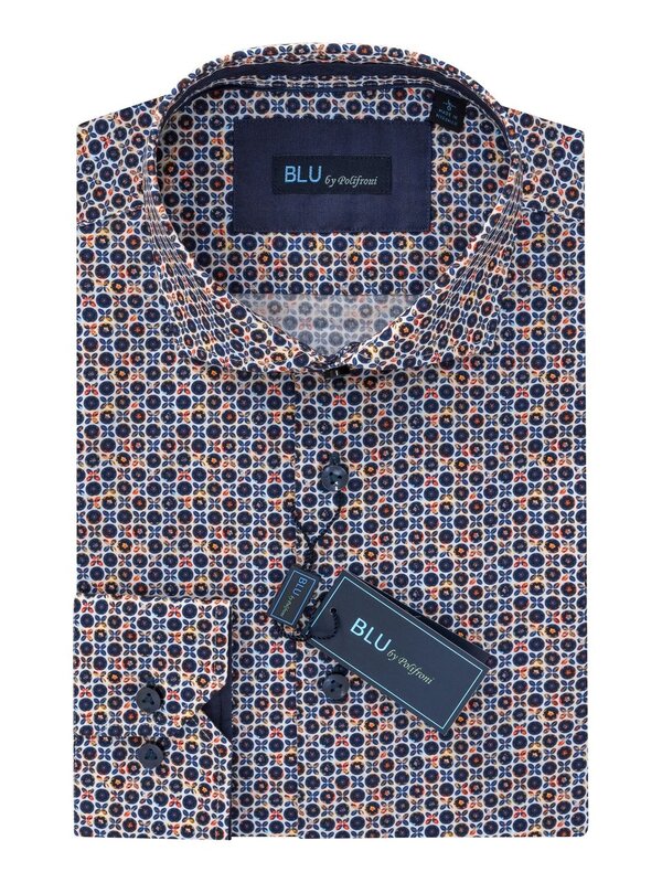 Blu Polifroni BLU Sport Shirt B2552215