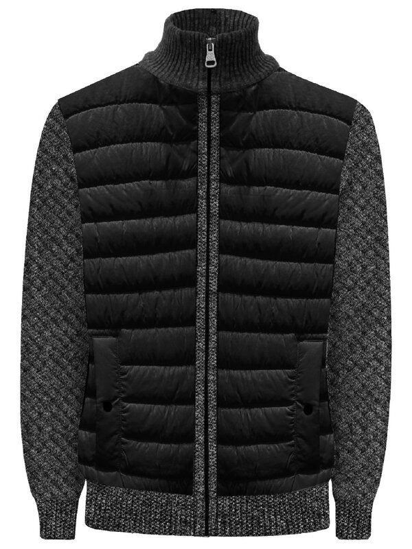 Point Zero Point Zero Full Zip Sweater Quilted 7568637