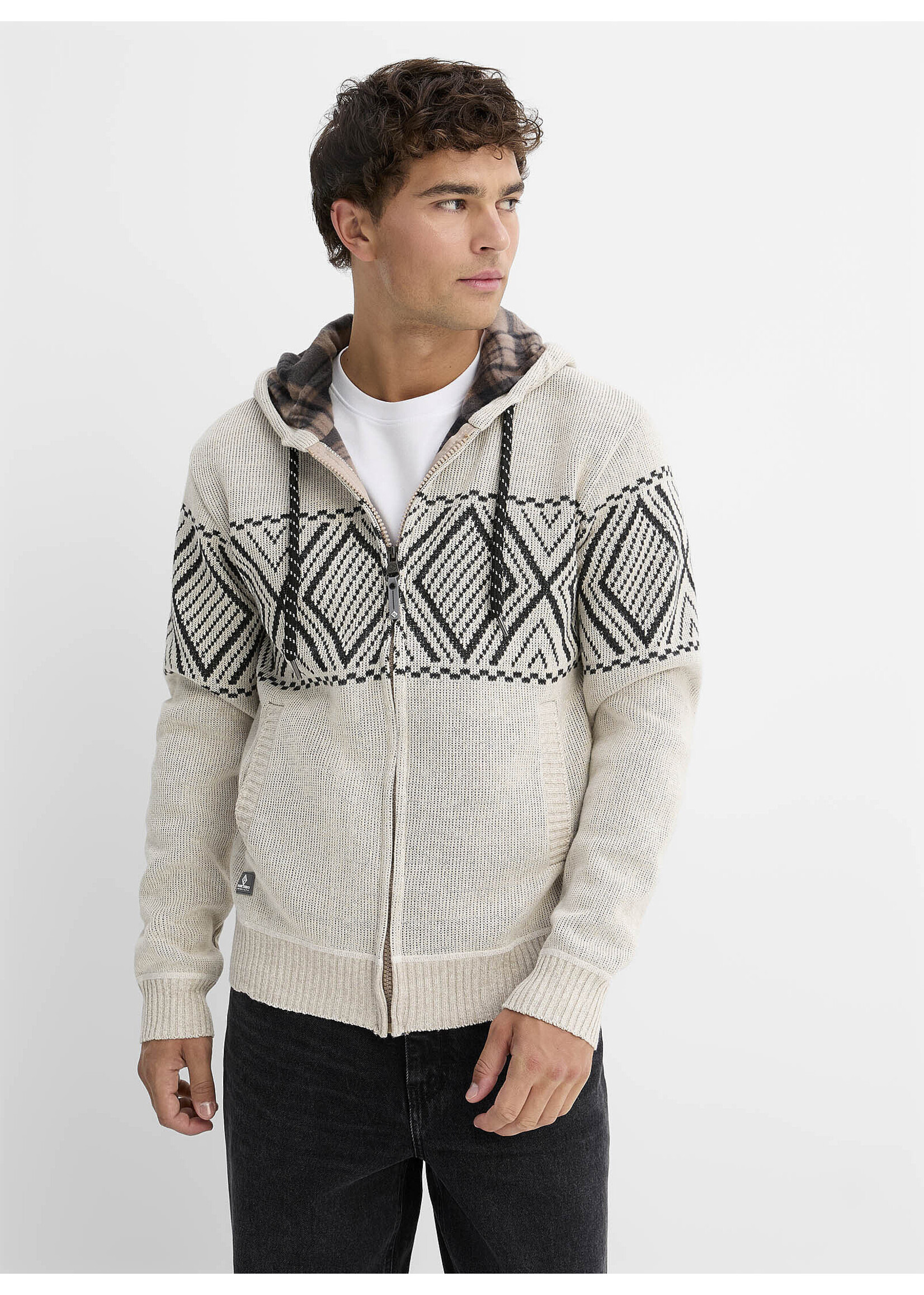 Point Zero Point Zero Full Zip Jacquard 7568658