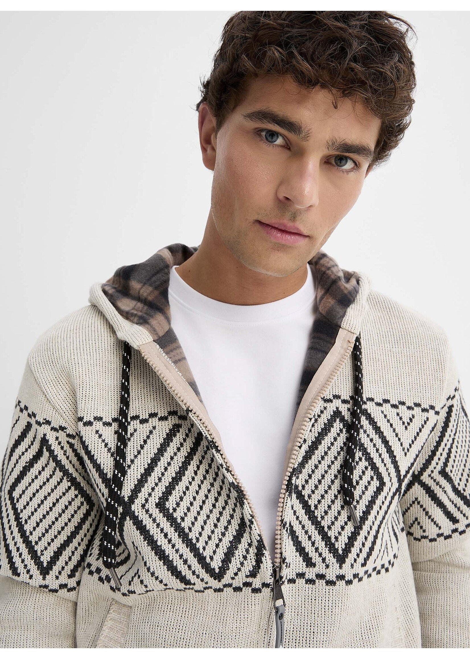 Point Zero Point Zero Full Zip Jacquard 7568658