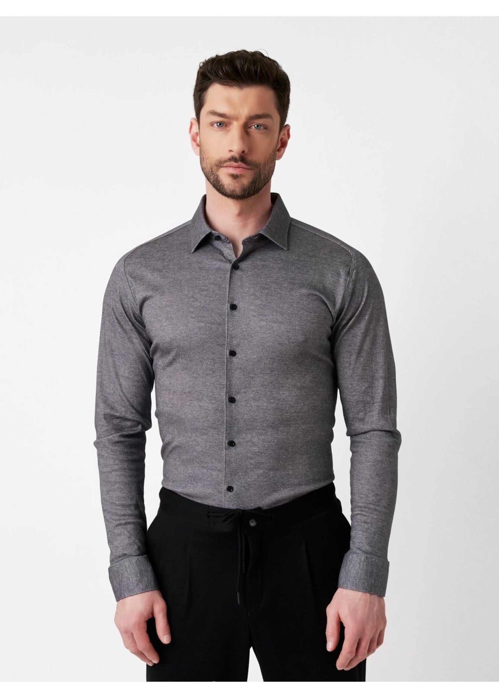 Desoto Desoto LS Sport Shirt Solid Twill 875-28-3