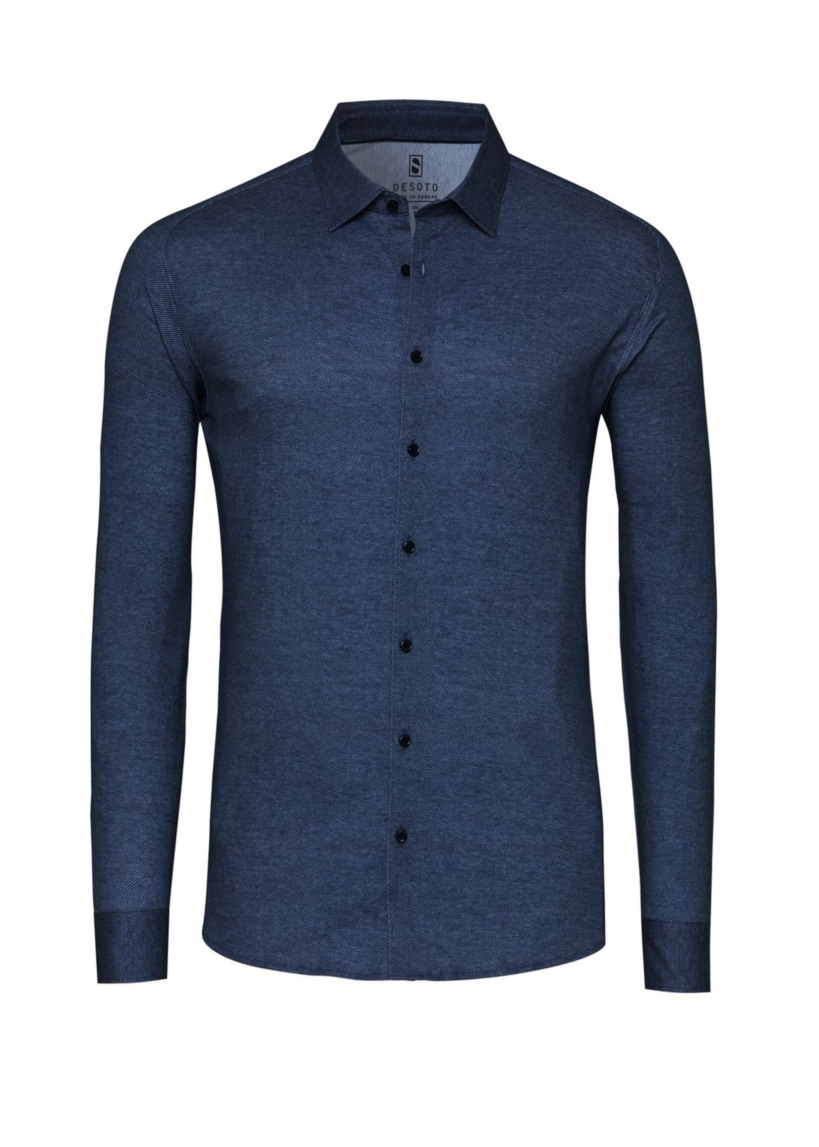 Desoto Desoto LS Sport Shirt Solid Twill 875-28-3