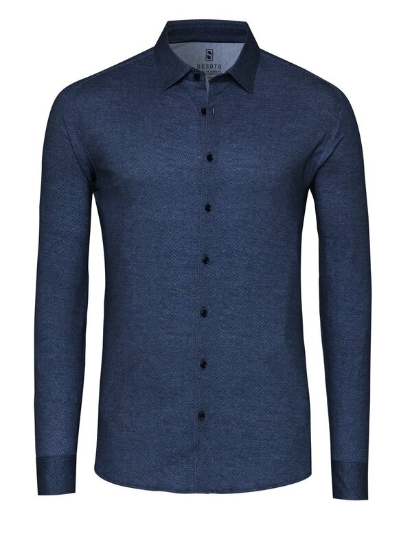Desoto Desoto LS Sport Shirt Solid Twill 875-28-3