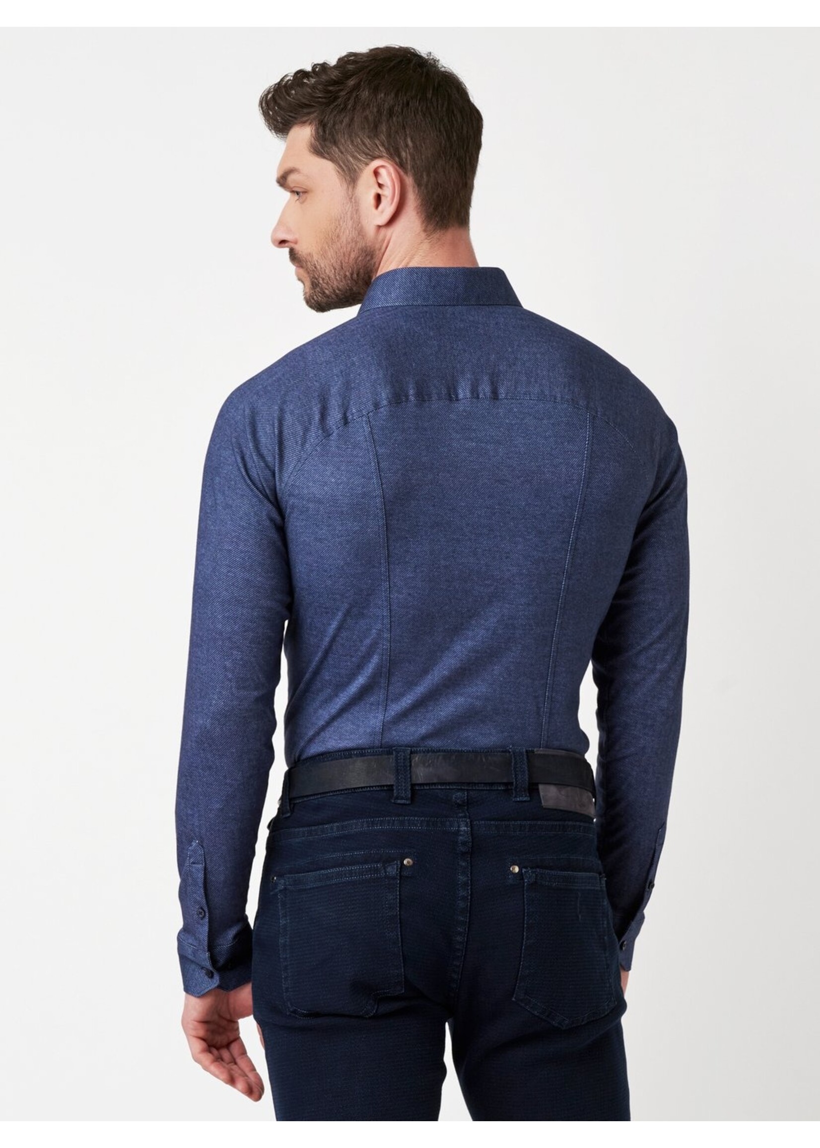 Desoto Desoto LS Sport Shirt Solid Twill 875-28-3