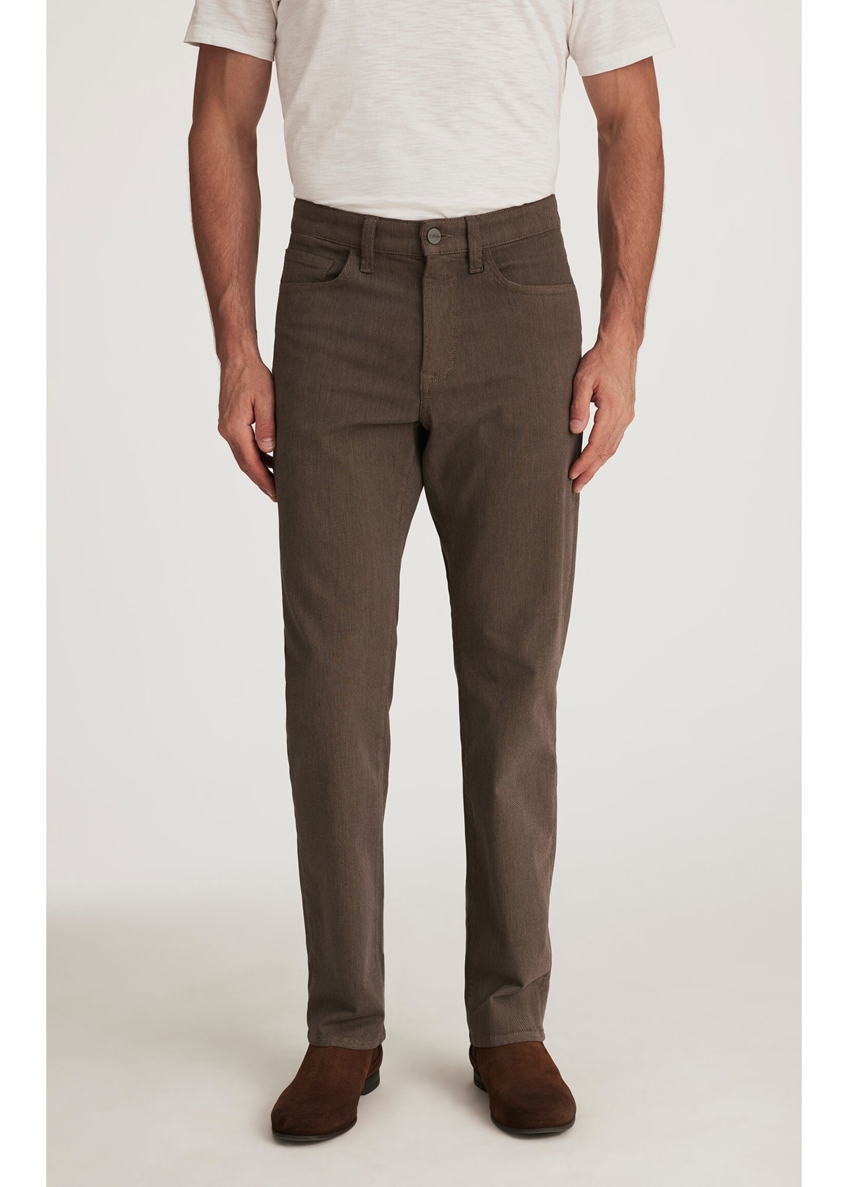 34 Heritage 34 Heritage CHARISMA Pant Diagonal COFFEE