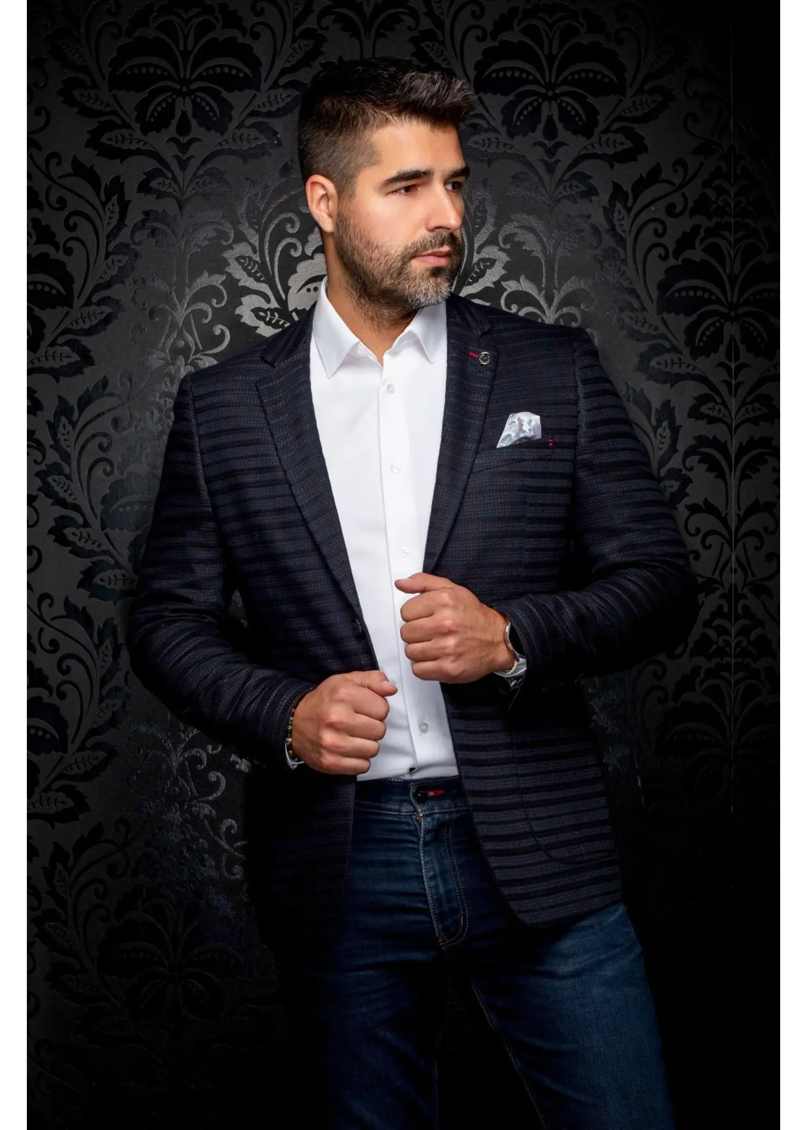 Au Noir Au Noir Stretch Blazer ELBA