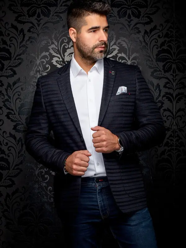 Au Noir Au Noir Stretch Blazer ELBA