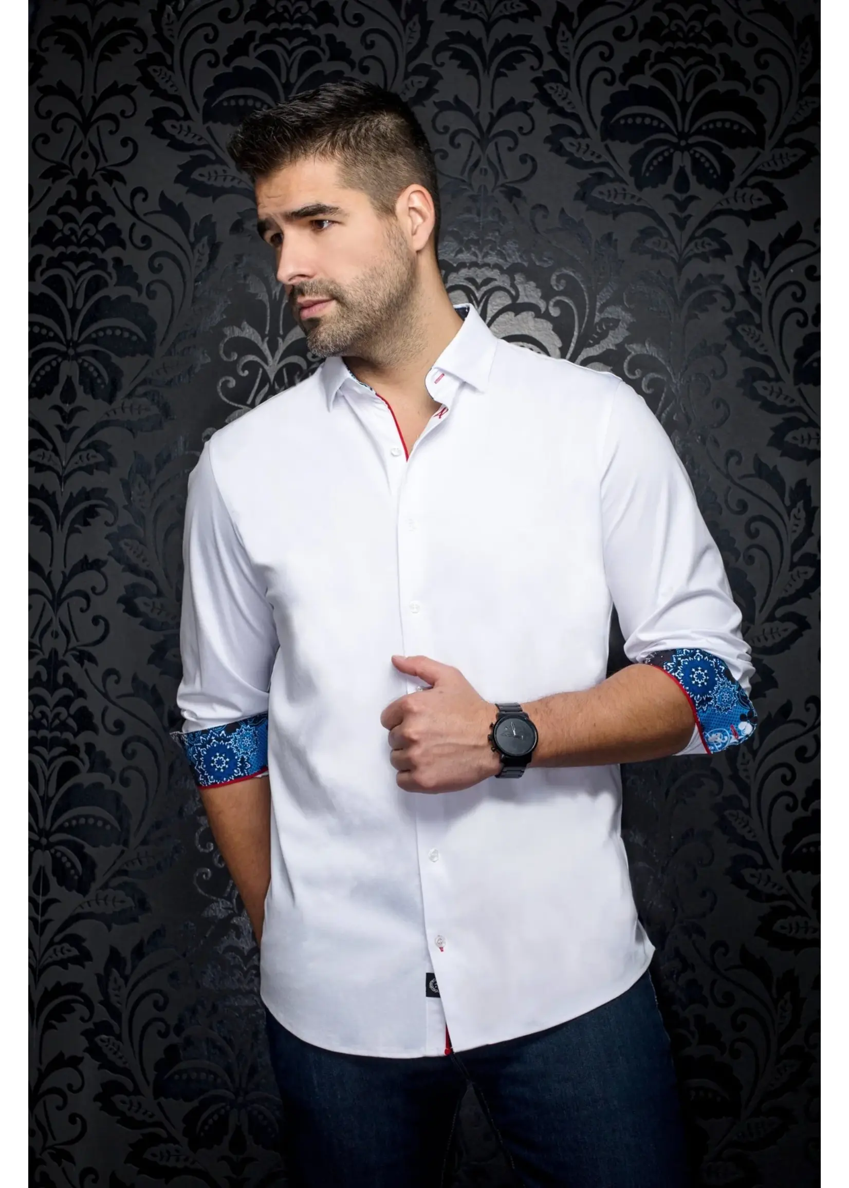 Au Noir Au Noir Sport Shirt ROSMARINO