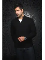 Au Noir Au Noir Quarter Zip Sweater VOGAR