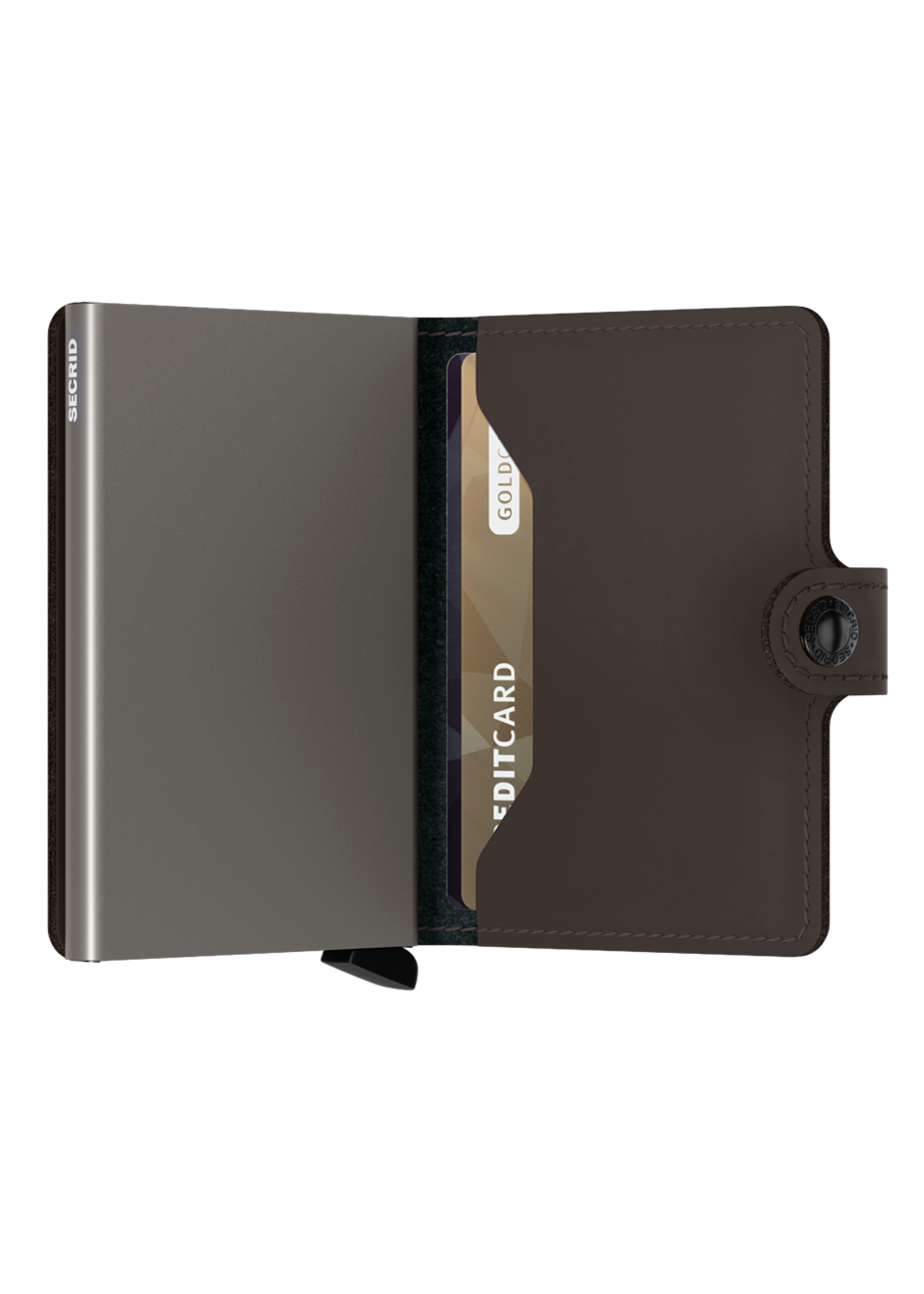 Secrid Wallets Secrid Miniwallet Matte Truffle