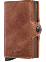 Secrid Wallets Secrid Twinwallet Vintage Cognac Brown