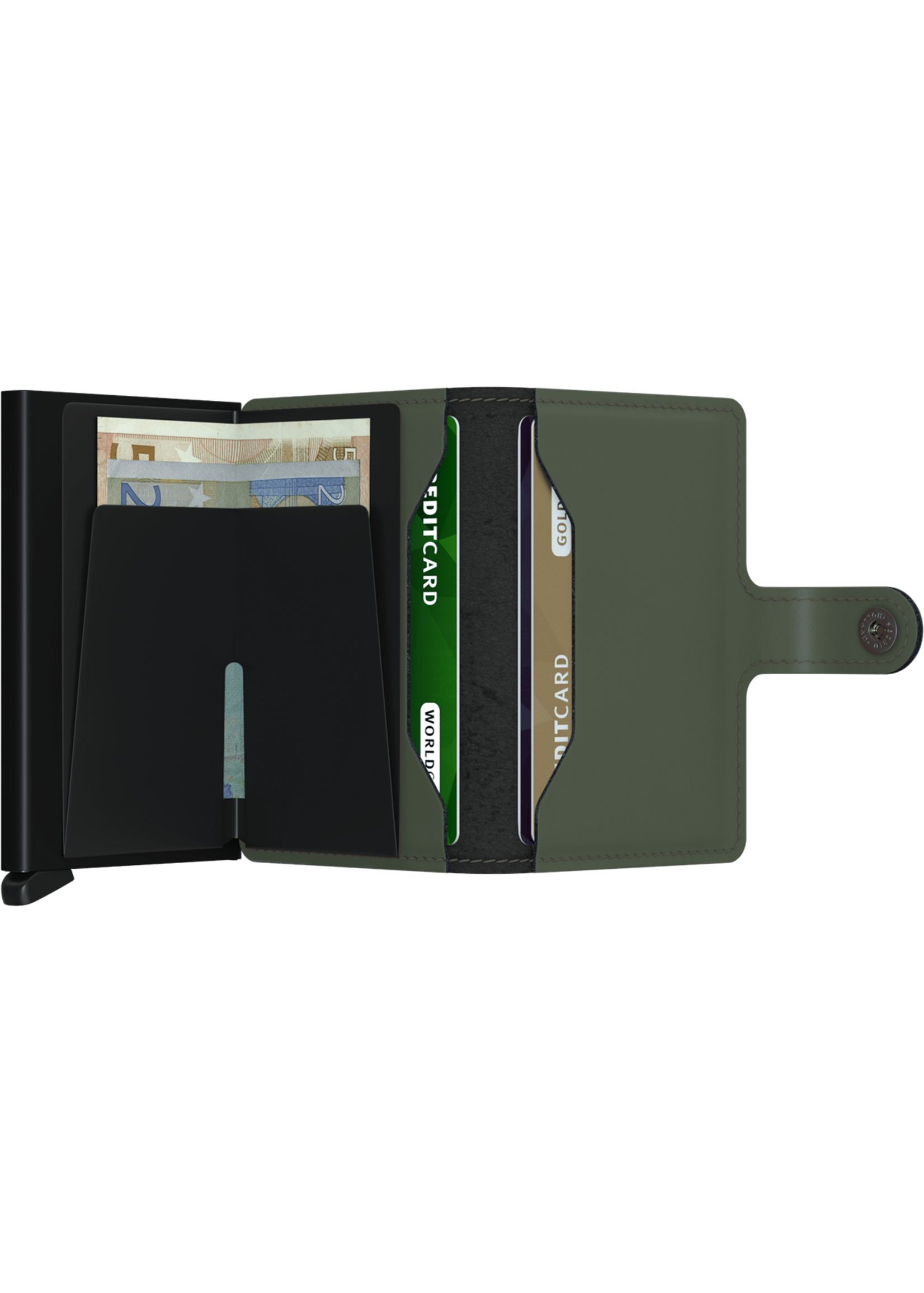 Secrid Wallets Secrid Miniwallet Matte Green-Black
