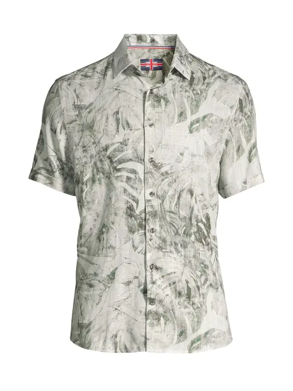Soul of London Soul Of London Linen Shirt SOSS261775